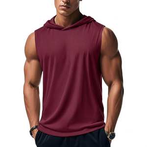 Sudadera sin Mangas Personalizada para Hombre, Algodón Suave, Ropa Deportiva para Entrenamiento, Proveedor de Fábrica OEM ODM al por Mayor - Product Image 4