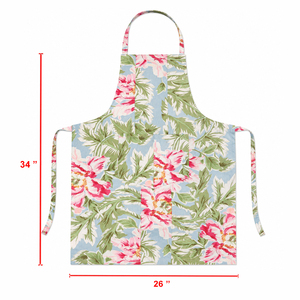100% Cotton Kitchen Apron <b>For</b> Cooking Chef Bib Apron Reusable With Custom Logo Kitchen Apron Wholesale OEM Manufacturer - Product Image 5