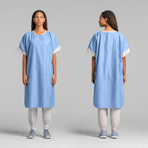 Robes d'hôpital en coton pour hommes et femmes, blouses d'infirmière - Product Image 1