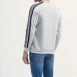 Sudadera Casual para Hombre, Mezcla de Algodón, Diseño Minimalista de Color Sólido, Perfecta para Atuendos Diarios Modernos - Product Image 5