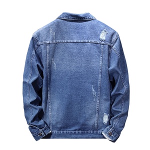 Nouveaux hommes best-seller Nouvelle veste en jean vintage Veste en jean grande taille décontractée personnalisée à la mode Design tendance pour hommes - Product Image 5