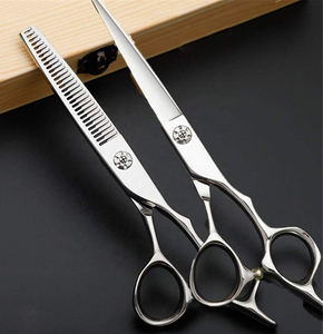 New Best Selling Hair Grooming Cutting Scissors J2 Stainless Steel Hairdressing Barber Sharp Cut <b>Shears</b> Custom Logo - Product Image 1