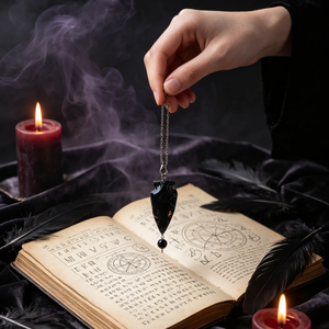 Meilleures ventes en gros : Pendule en pointe de flèche de cristal noir personnalisé, fait main et poli, artisanat en pierre semi-précieuse pour la méditation Feng Shui - Product Image 3