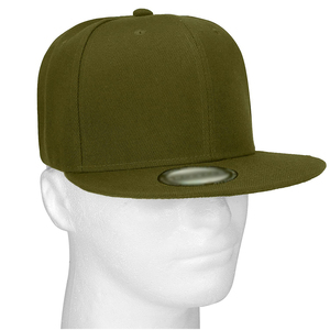 หมวกแก๊ปแบบ snapback 6 แผง ดีไซน์ใหม่ล่าสุดปี 2026 สีเขียวมะกอกล้วน ผ้าฝ้าย ปรับขนาดได้ เหมาะสำหรับทุกเพศ สวมใส่สบายๆ - Product Image 1