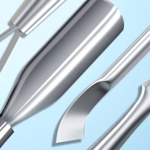 Pousse-cuticules professionnel réutilisable en acier inoxydable carré pour manucure et pédicure, outil de salon double usage de haute qualité - Product Image 6