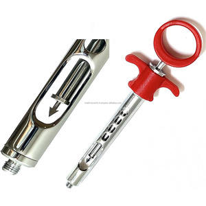 Jeringa Dental Autoaspirante de 1.8mL, de Acero Inoxidable con Anillo, Mango de Plástico Rojo, Instrumentos Quirúrgicos con Certificación CE ISO, Proveedor Mayorista - Product Image 3