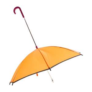 Parapluie avec doublure réfléchissante et porte-laisse avec fonction de protection contre les intempéries - Product Image 4