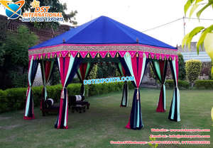 Carpa Tradicional India para Bodas, Decoración para Ceremonias de Mehndi y Eventos al Aire Libre, Compra de Carpa con Temática Hindú para Bodas en el Reino Unido - Product Image 3