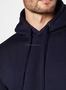 Sweat-shirt à capuche en molleton de coton décontracté avec poche, sweat-shirt en molleton de coton chaud pour homme, style streetwear - Product Image 4