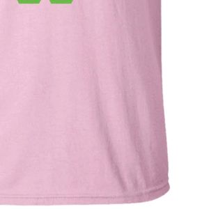 Camiseta de Manga Corta Rosa Claro con Estampado Gráfico de Letras Griegas, Cuello Redondo, Estilo Casual de Algodón, Ropa de Mujer, Top para Uso Diario y Streetwear - Product Image 3