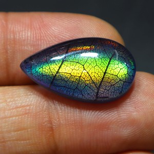 Monarch Butterfly <b>Opal</b> Doublet Handmade <b>Opal</b> Doublet Butterfly Jewelry Green Fire <b>Opal</b> Stone Jewelry Fire <b>Opal</b> Doublet Gemstone - Product Image 1