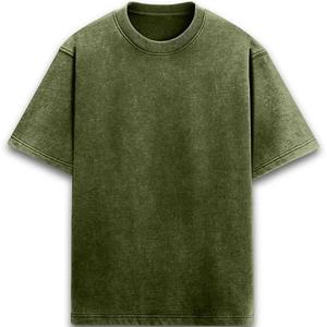 เสื้อยืดแขนสั้นลำลองใส่สบาย พิมพ์ลายตามสั่ง สีพื้น ผู้หญิง ซักย้อมสีแบบแอซิด ขายส่ง ระบายอากาศได้ดี - Product Image 5