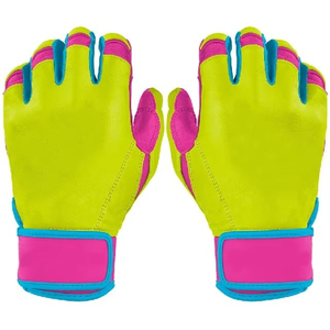 Baseball Batting Gloves Wholesale Exporter with Perforated Synthetic Leather Palm Lightweight Backhand and Custom Branding Servi - Product Image 1