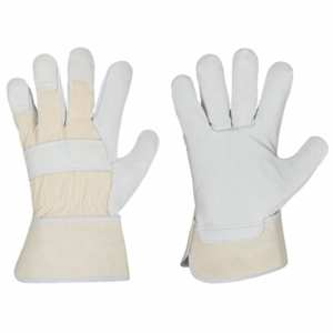 Guantes de Trabajo de Cuero Extra Resistentes, Cómodos, Antiestáticos, Antivibraciones, para Jardinería, Seguridad Industrial, de Algodón - Product Image 1