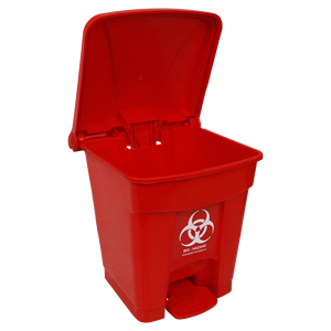 Foot Pedal Square Eco-Friendly Heavy Duty <b>Plastic</b> Waste <b>Bin</b> for Hospital Use - Product Image 3