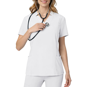 Custom Logo Nursing <b>Scrubs</b> Tops for Unisex <b>Scrubs</b> Sets Men's Short Sleeve <b>Scrub</b> Shirts Pants <b>Nurse</b> Uniformes - Product Image 2