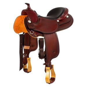 Selle de Cheval Western de Luxe Faite à la Main en Cuir Premium avec Arceau en Bois pour l'Équitation, le Trail, le Ranch et le Roping - Fabricant et Fournisseur d'Équipement Équestre - Product Image 3