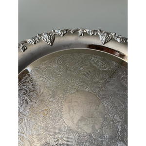 Customized Design Metal Chocolate Tray Silver Finished Handmade Designer <b>Platter</b> Oval Shape Wholesale Chocolate Tray From India - Product Image 2