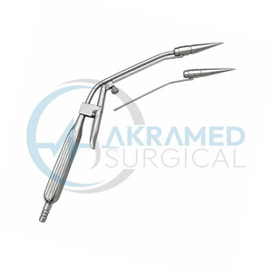 Set de Succión de Hemorroides de Doble Cono Manual Quirúrgico Akramed, 11mm 13mm, Instrumento de Bandas Rectales de Acero Inoxidable, Certificado CE - Product Image 2