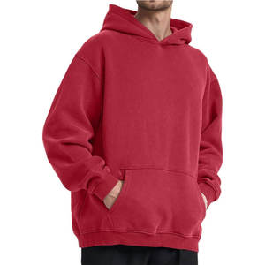 Hot Sale New Arrival Winter Acid Wash Fleece Hoodies for Men Breathable Windproof Printed 100% Cotton Heavyweight Men's Hoodie - Product Image 3
