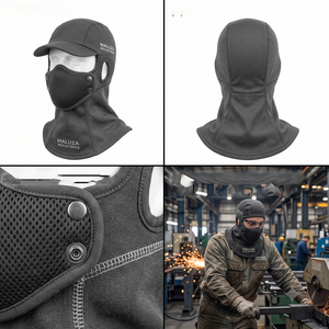 MALUZA INDUSTRIES Balaclava d'hiver unisexe en nylon - Protection intégrale du visage coupe-vent, ajustement réglable pour le ski et les activités de plein air - Product Image 4