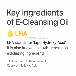 Coreano OEM ODM LHA olio detergente 300ml per pulizia profonda struccante delicato - Product Image 4