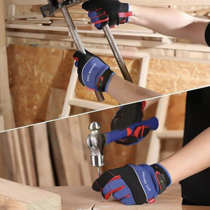 Guantes de Trabajo Tácticos de Seguridad Antivibración para Exteriores, Resistentes a Cortes, de PU de la Mejor Calidad, para Mecánicos, Anti-Impacto y a Prueba de Golpes - Product Image 4