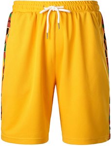 Conjunto Deportivo GENERSA para Hombre, Camiseta Negra de Cuello Redondo y Manga Corta, Pantalones Cortos con Cintura Elástica, Ligero, Transpirable, Sin Elasticidad - Product Image 3