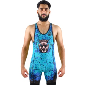 Blaze Fight Wear 2025 Custom <b>Men's</b> Wrestling <b>Singlets</b> All Sublimation Stretch International <b>Singlets</b> - Product Image 4