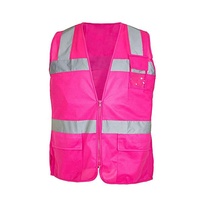 Chaleco DE SEGURIDAD personalizado de alta calidad con logotipo personalizado de bolsillo para trabajo de construcción con bolsillos para hombres