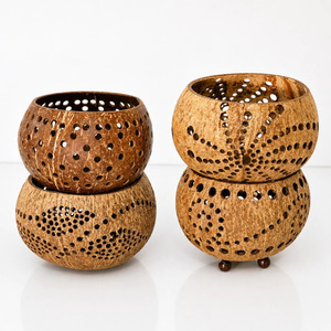 Luxury candle <b>holder</b> from coconut shells great quality decorative tea light stand <b>tealight</b> <b>holders</b> - Product Image 6