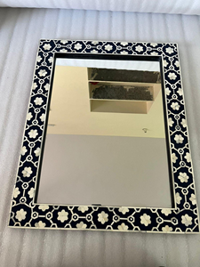 Modern Bone Inlay Eco-Friendly Decorative Wall <b>Mirror</b> Customized Glass Wood Framed Pattern Weddings FAIZA <b>CRAFT</b> FC-519 Uttar - Product Image 6