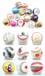 Balle de baseball rose personnalisée avec motif de dinosaure pour l'entraînement au baseball, balle en caoutchouc souple et durable - Product Image 3