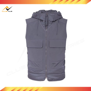 Chalecos Acolchados de Corduroy con Cremallera, Ligeros, Impermeables y Transpirables, con Logotipo Personalizado de Alta Calidad para Hombre - Product Image 6