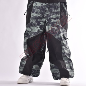 Pantalones de esquí 2026 personalizados estilo urbano OEM para snowboard, transpirables, impermeables 10.000 mm, de secado rápido, con cierre de cordón, cortavientos, oversize - Product Image 2