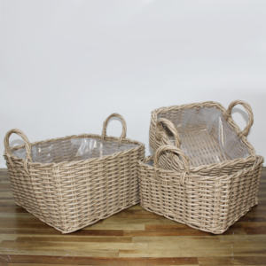 Panier de rangement en plastique pliable de l'usine Artex Dong Thap pour l'organisation de la maison panier cadeau gestion des déchets - Product Image 4