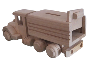 Wooden Truck <b>Toy</b> with Lid for Boys 8-13 Years <b>Educational</b> Eco-friendly & Non-toxic Pull-Back Customized Brand From Vietnam - Product Image 2