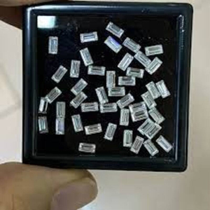 Diamants en vrac cultivés en laboratoire, qualité VVS-VS, couleur blanche, coupe excellente, 0,3/pièce, forme baguette, pierres synthétiques, fabrication de bijoux sur mesure - Product Image 4