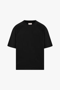 เสื้อยืดแขนสั้นผู้ชายทรงโอเวอร์ไซส์ สีพื้น ผ้าฝ้ายนุ่ม ระบายอากาศได้ดี น้ำหนักเบา สวมใส่สบายทุกวัน คอกลม - Product Image 4
