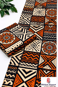 Véritable tissu africain imprimé à la cire et Ankara pour vêtements artisanat pagne en polyester côtelé Kinshasa - Product Image 6