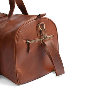 Bolsa de Viaje Marrón Premium de Moda con Múltiples Compartimentos, Bolsa de Cuero de Moda, Logotipo Personalizado, Proveedor OEM al por Mayor - Product Image 4