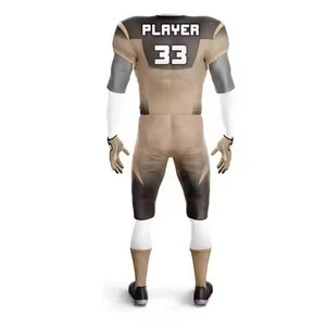 Uniforme de football américain pour hommes adultes de qualité supérieure, léger, respirant, 100% polyester, vêtements de sport personnalisés pour équipe - Product Image 6
