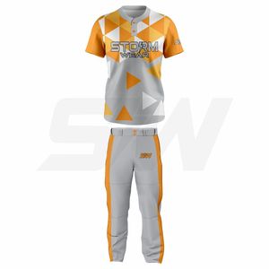 Uniforme de baseball personnalisé en gros, maillot et pantalon de baseball légers pour l'entraînement, les tournois et les ligues - Product Image 4