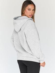 Zip Up Hoodies 2026 Oversized Sweatshirt | Spring Fall Layering <b>Jacket</b> with Pockets, Casual Track Outfits - Product Image 5
