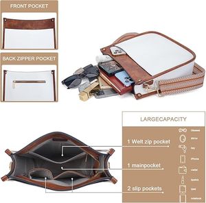 Sacs fourre-tout bandoulière de créateur pour femmes en cuir véritable, sacs à main tendance, souples et élégants pour usage quotidien, vente en gros, personnalisables 2026 - Product Image 2