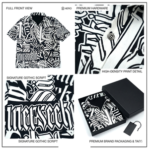 Buen Proveedor, Camiseta de Manga Corta Extra Grande para Hombre, con Pantalones Cortos, Estampado Gráfico Gótico Abstracto, Tela de Algodón Premium, Verano - Product Image 6