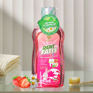 Enjuague Bucal Herbal Avanzado para Niños, Sabor Fresa, Sin Alcohol, Fórmula Segura, Cuidado Bucal Natural, Aliento Fresco, Más Vendido - Product Image 1