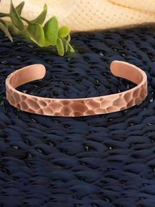 NEw handmade <b>copper</b> magnetic bracelet cuff <b>bangle</b> men women wear gift Christmas gift hand wear metal - Product Image 3