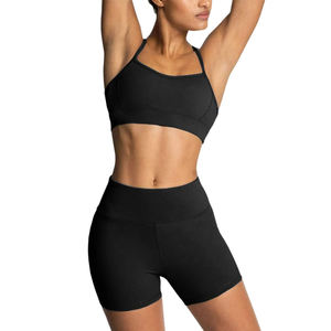 Conjunto Deportivo de 2 Piezas para Mujer, Top Corto de Manga Larga, Leggings para Gimnasio, Fitness, Yoga, Sujetador Deportivo, Ropa Deportiva, Conjunto para Correr - Product Image 3