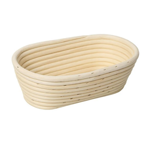 <b>Bread</b> Banneton Proofing <b>Basket</b>, Oval <b>Bread</b> Proofing <b>Basket</b>, Rattan Banneton <b>Basket</b> Dough Proofing Bowls With Liners From Vietnam - Product Image 3